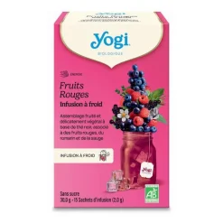 Fruits rouges infusion à froid Yogi Tea - une boite de 15 sachets