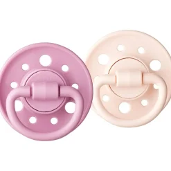 Gaïa Sucette ronde caoutchouc naturel 0-6 mois Dodie - lot de 2 sucettes