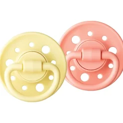 Gaïa Sucette ronde caoutchouc naturel 6-36 mois Dodie - lot de 2 sucettes
