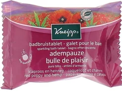 Galet pour le bain bulle de plaisir coquelicot Kneipp - galet de 80 g