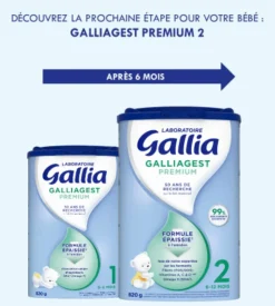 Galliagest Premium 1er âge Gallia – lait en poudre, pot 800 g