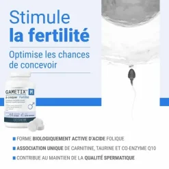 Gametix M fertilité Densmore - pot de 60 comprimés à croquer