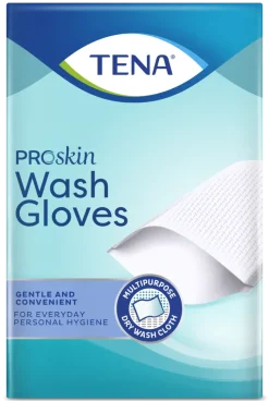Gants de toilette jetables ProSkin Wash Gloves Tena