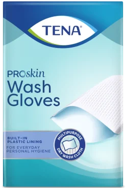 Gants de toilette jetables ProSkin Wash Gloves Tena