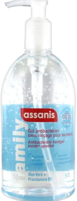 Gel antibactérien Family Assanis - flacon de 500mL