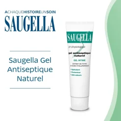 Gel antiseptique naturel intime Saugella – tube 30 ml