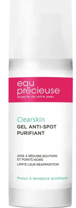 Gel anti-spot purifiant Clearskin Eau Précieuse - flacon-pompe de 50 ml