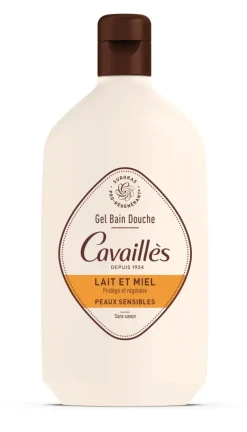 Gel bain douche lait et miel Rogé Cavaillès - flacon de 400ml
