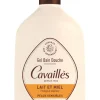 Gel bain et douche surgras actif Lait et Miel Rogé Cavaillès - flacon de 1L