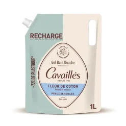 Gel bain et douche surgras actif fleur de coton Rogé Cavaillès