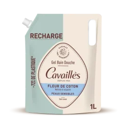 Gel bain et douche surgras actif fleur de coton Rogé Cavaillès