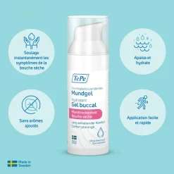 Gel buccal hydratant bouche sèche TePe - flacon de 50ml