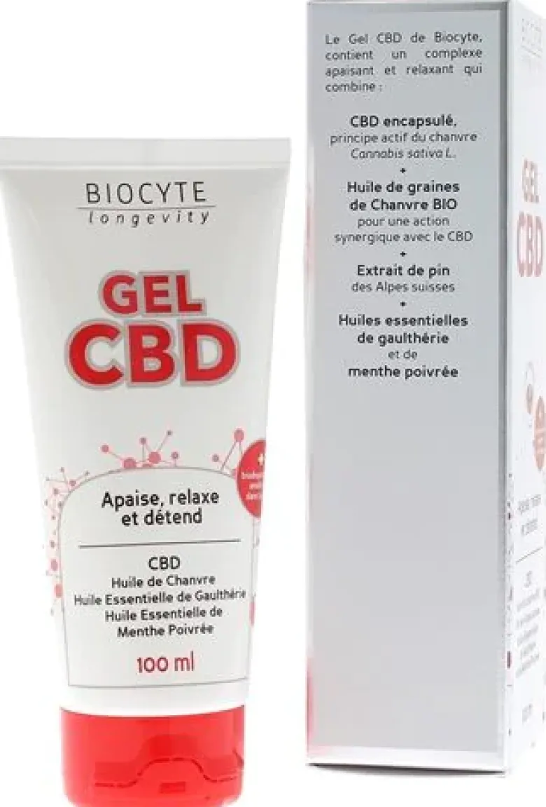 Gel CBD Biocyte - tube de 100ml