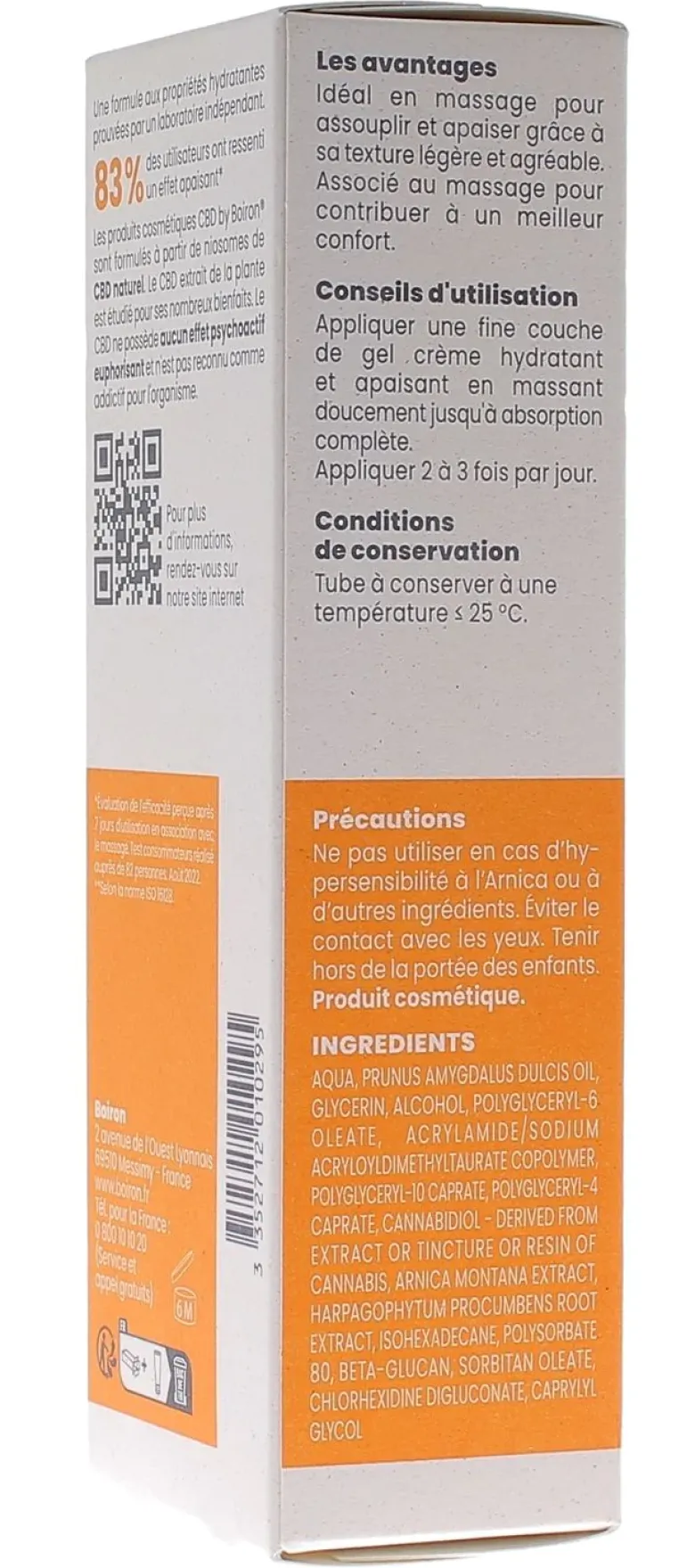 Gel crème CBD by Boiron