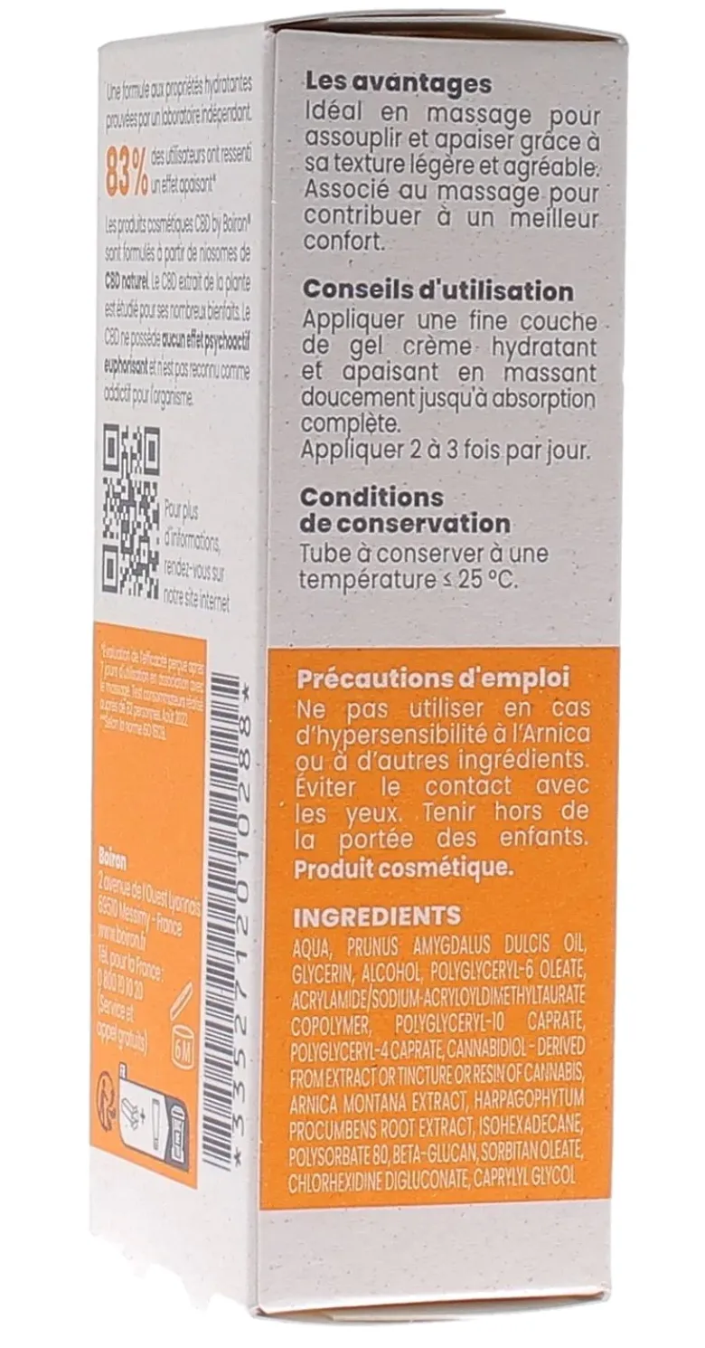 Gel crème CBD by Boiron