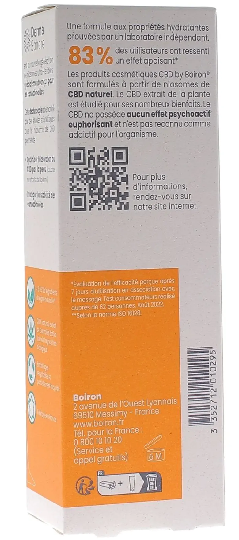 Gel crème CBD by Boiron