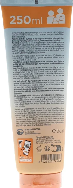 Gel crème Fotoprotector Isdin - tube de 250ml