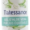 Gel d'aloe vera bio Natessance - flacon-pompe de 400 ml