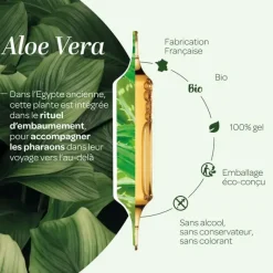 Gel d'Aloé vera bio Super Diet - boite de 20 ampoules de 10ml