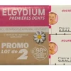 Gel de massage gingival apaisant premières dents Elgydium - lot de 2 tubes de 15ml offre spéciale