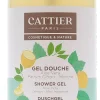 Gel douche Aloe vera citron menthe bio Cattier - flacon-pompe de 1 L