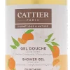 Gel douche Aloe vera clémentine fleur d'oranger bio Cattier - flacon-pompe de 1 L
