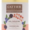 Gel douche Aloe vera fruits des bois bio Cattier - flacon-pompe de 1 L