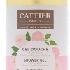 Gel douche Aloe vera rose pivoine bio Cattier - flacon-pompe de 1L