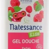 Gel douche bio framboise Natessance Kids - flacon pompe de 500 ml