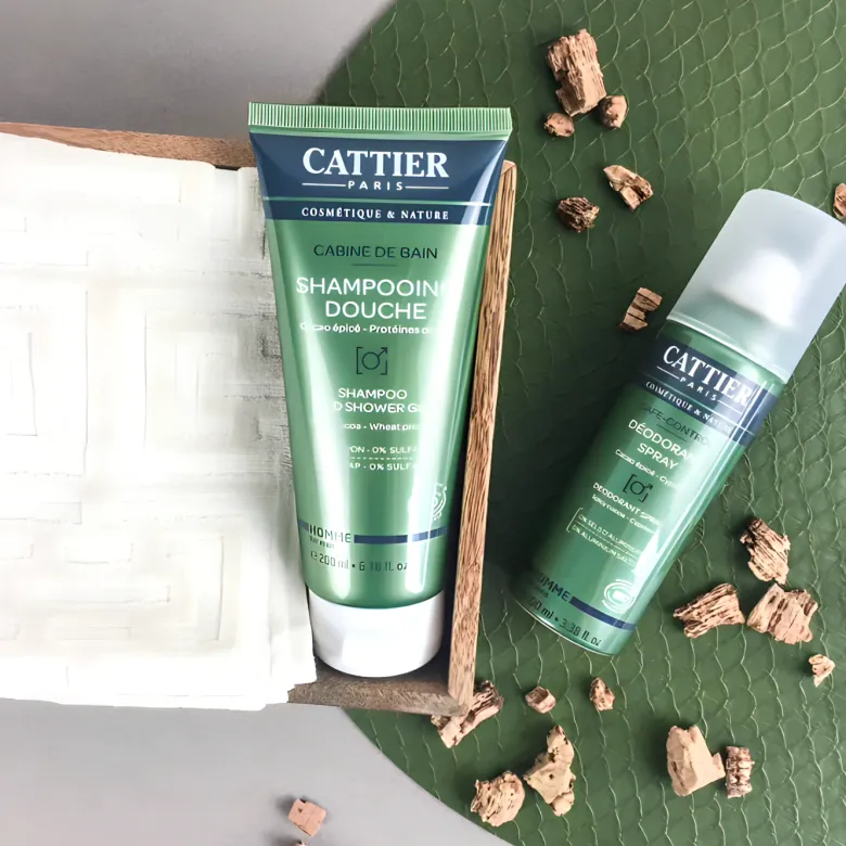 Gel douche Cabine de Bain bio Cattier - tube de 200 ml