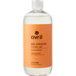 Gel douche coeur d'abricot bio Avril - flacon de 500ml