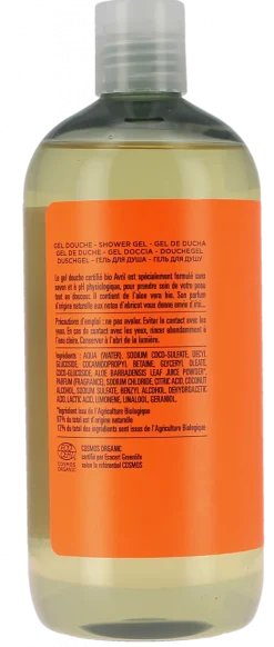 Gel douche coeur d'abricot bio Avril - flacon de 500ml