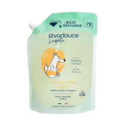 Gel douche 3 en 1 Chapeau l'Abricot Rivadouce Loupiots