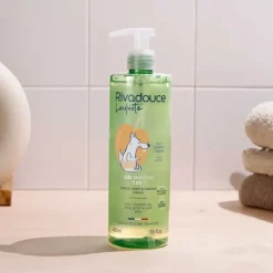 Gel douche 3 en 1 Chapeau l'Abricot Rivadouce Loupiots