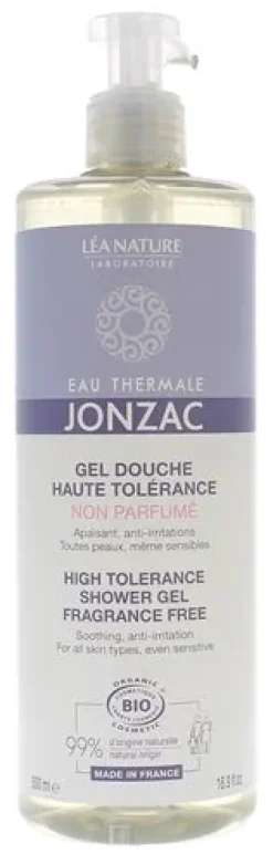 Gel douche haute tolérance non parfumé Eau thermale Jonzac - flacon de 500 ml
