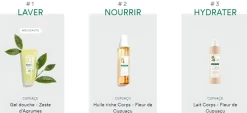Gel douche nutritif au beurre de Cupuaçu bio Zestes d'Agrumes Klorane - tube de 200 ml