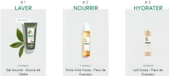 Gel douche nutritif au Cupuaçu bio Écorce de Cèdre Klorane - tube de 200ml