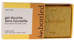 Gel douche sans bouteille vanille & tonka Unbottled - pain de 110g