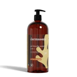 Gel douche surgras 3 en 1 Dermasens Marque Verte - flacon-pompe de 1L