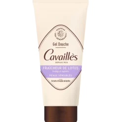 Gel douche surgras peaux sensibles fraîcheur de lotus Rogé Cavaillès - tube de 200 ml