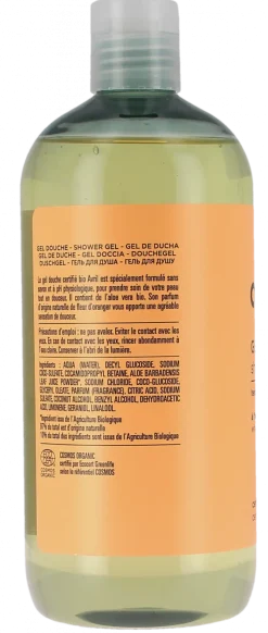 Gel douche tendre fleur d'oranger bio Avril - flacon de 500ml