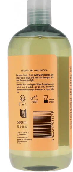 Gel douche tendre fleur d'oranger bio Avril - flacon de 500ml