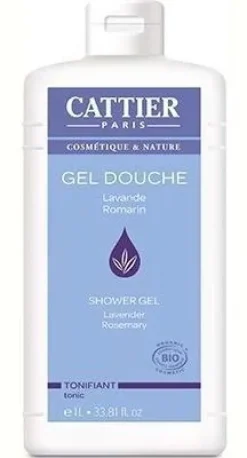 Gel douche tonifiant Cattier - flacon de 1L