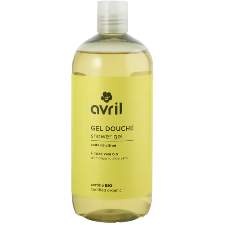 Gel douche zeste de citron bio Avril - flacon de 500ml