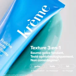 Gelée confort nettoyante démaquillante bio Krème - tube de 150ml