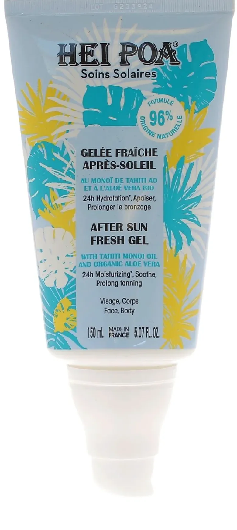 Gelée fraîche après soleil Hei Poa - tube de 150ml
