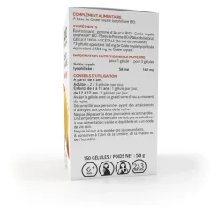 Gelée royale bio Arkopharma - boîte de 150 gélules