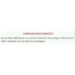 Gelée Royale Bio 1500 mg miel d'acacia pollen Super Diet
