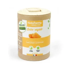 Gelée royale Ecoresponsable Nat&Form - boite de 60 gélules