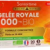 Gelée royale 1000mg bio Santarome - boîte de 20 ampoules de 10ml